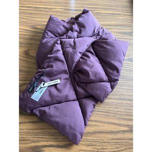Coco + Carmen plum Favorite Things Puffer Scarf